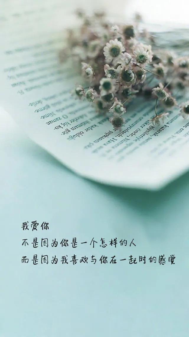 最好的爱情,大概就是:你让我心动,我让你心安你