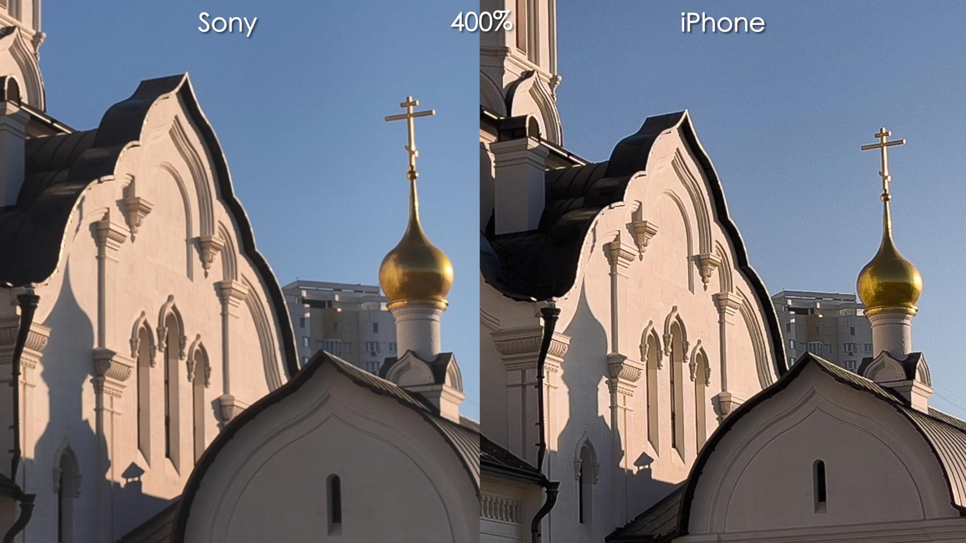 放大400%看细节！iPhone13ProMax和索尼单反实拍，区别十分明显
