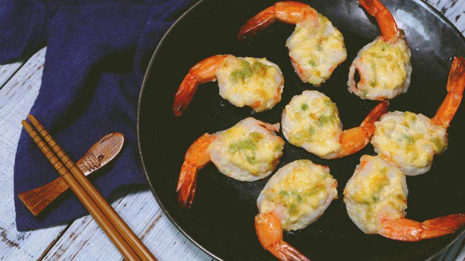 简单好吃焗烤大虾，三种口味一举三得，纵享美食!
