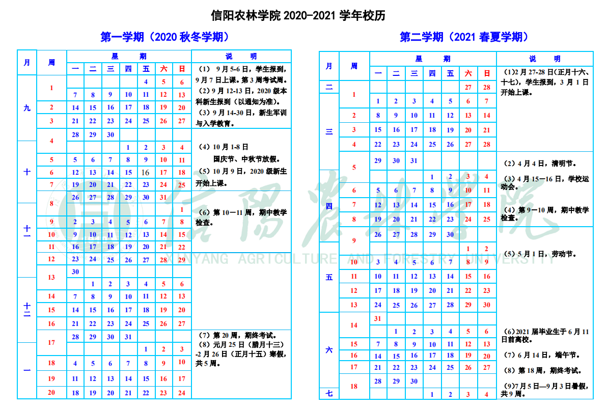 最新！河南这些高校的暑假时间来了，有你的学校吗？（续）