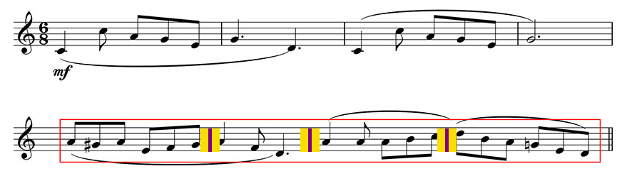 全国音乐素养考试（中级）专项——拖拽小节线（一）（附答案）