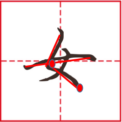 行书笔画 | 组合笔画3：横折折钩、竖折折钩、撇折点