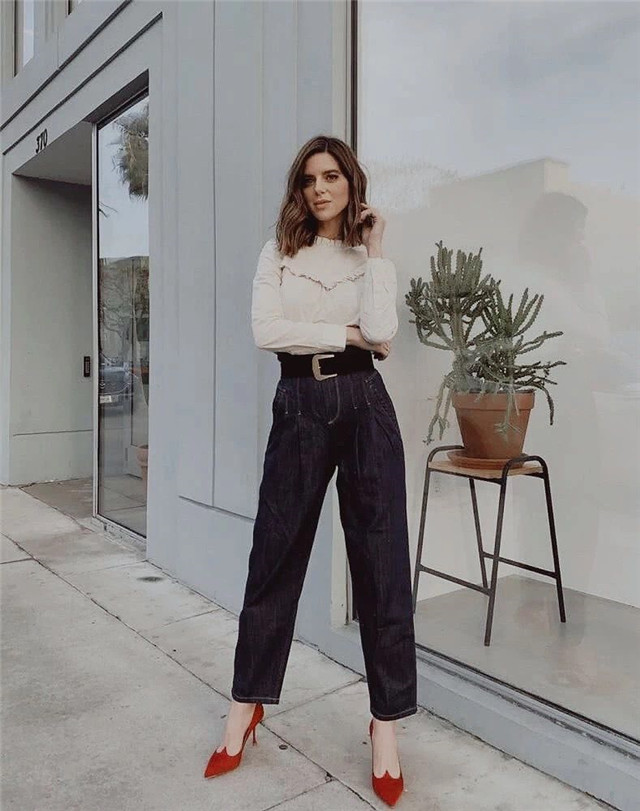 女士哈伦裤配上衣图片(立秋后) - 赤虎壹号