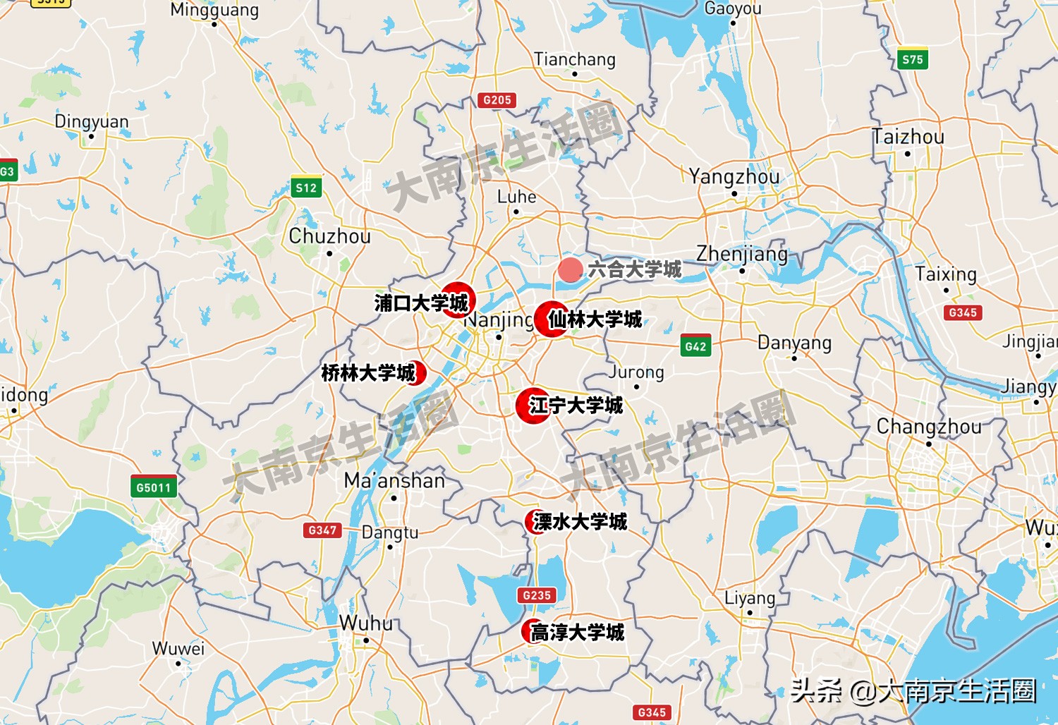 石湫大学城（南京未来7座大学城）