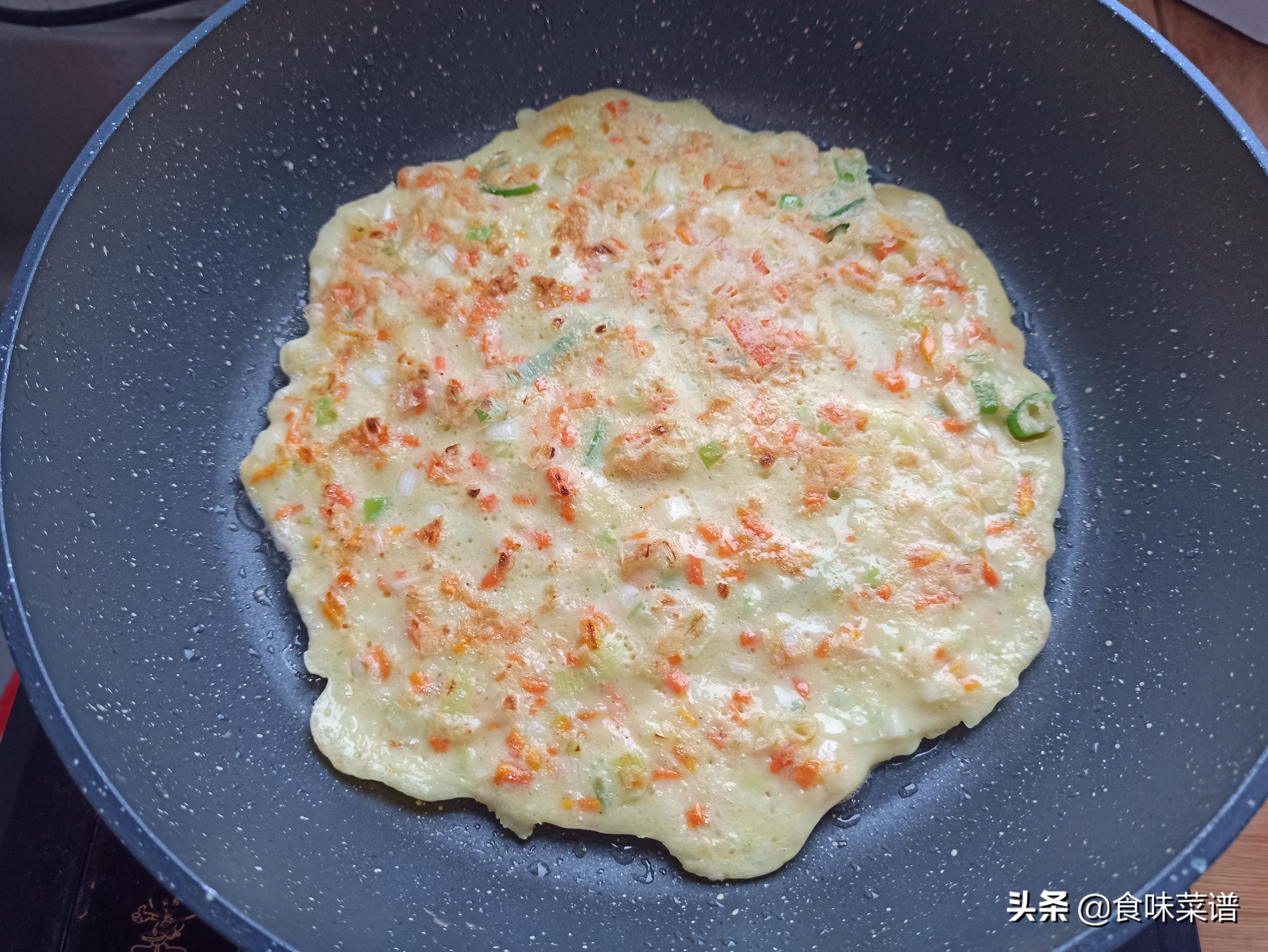 八,胡萝卜鸡蛋饼