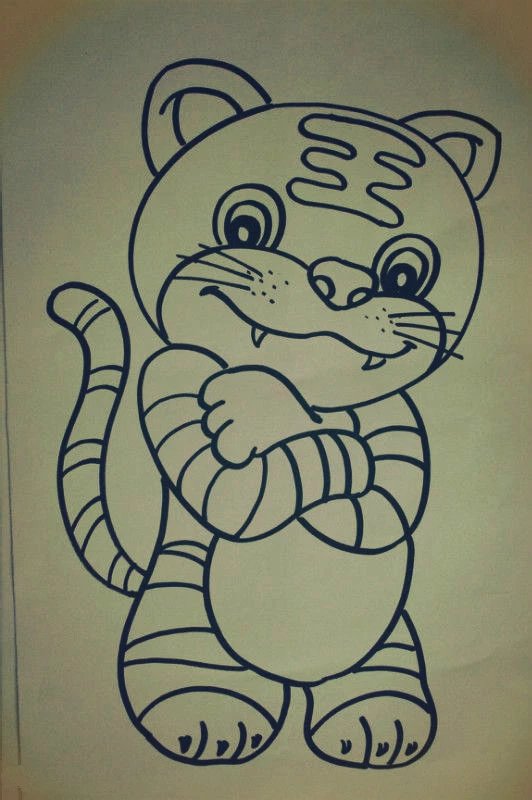 简笔画|很可爱的12生肖简笔画,教孩子画画就这么简单,快收藏