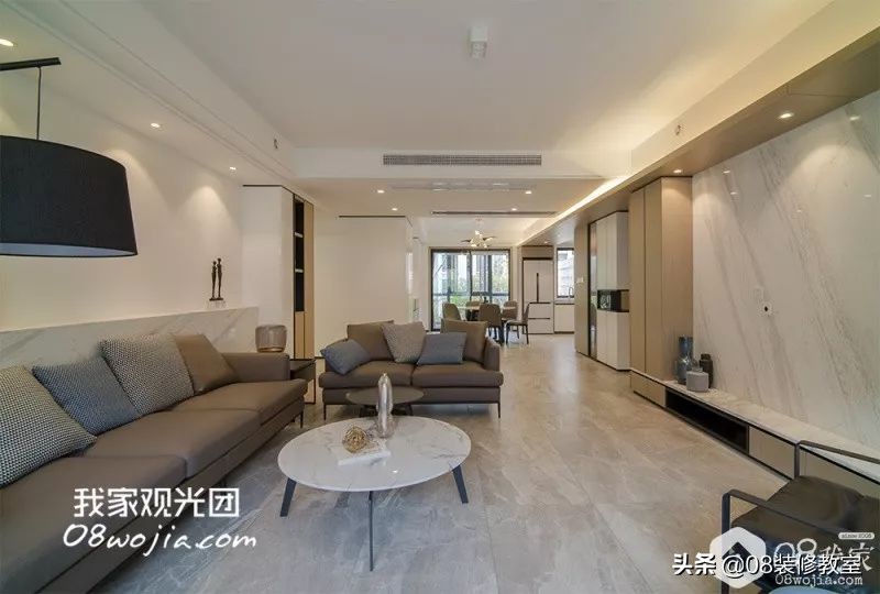只花了65w！？ 180㎡现代轻奢风美到没朋友