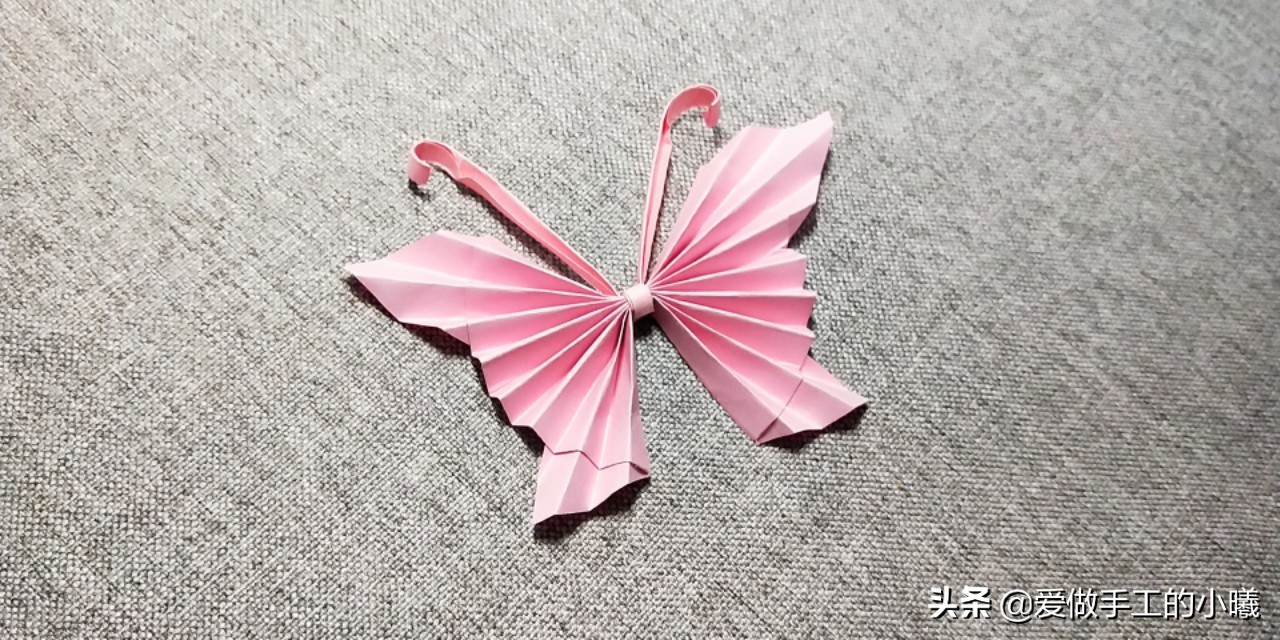 小蝴蝶折纸教程图解，可爱又好折，快学起来教小朋友哦