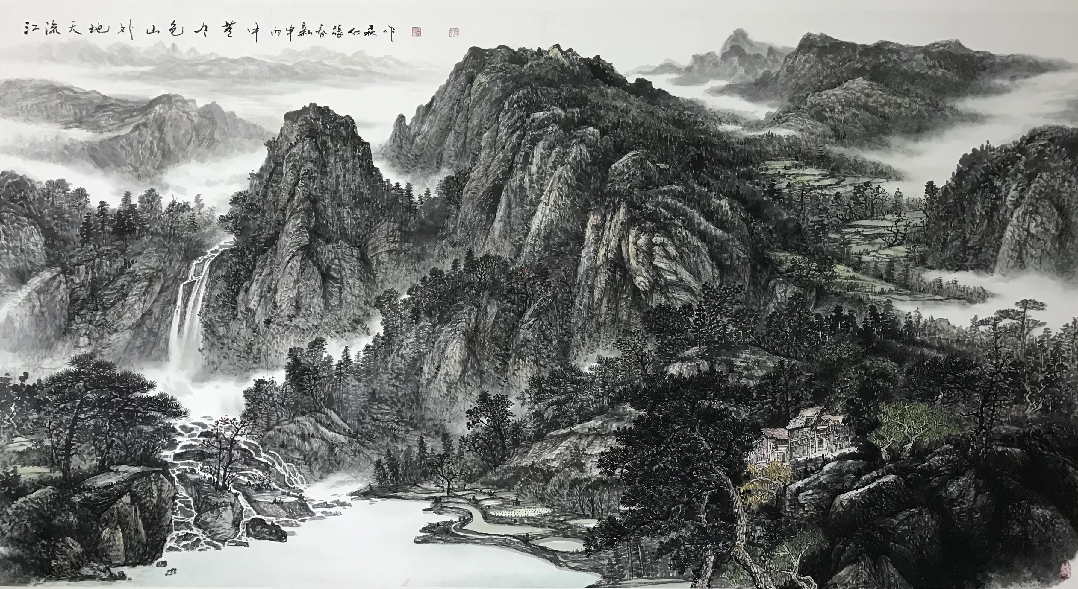 展讯：大美秦岭问道龙脉·张仕森中国画作品展