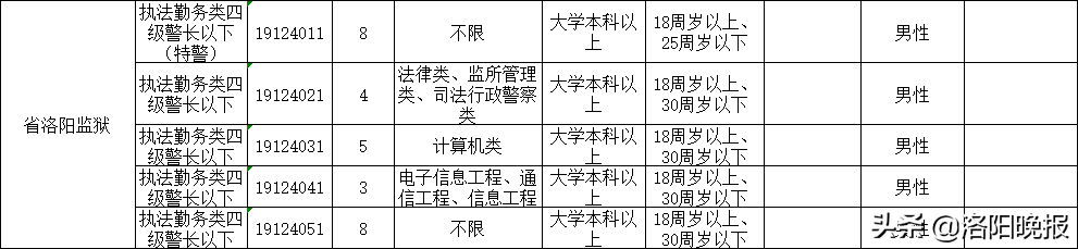 洛阳2020年计划招录公务员729人（附职位表）！6月18日开始报名