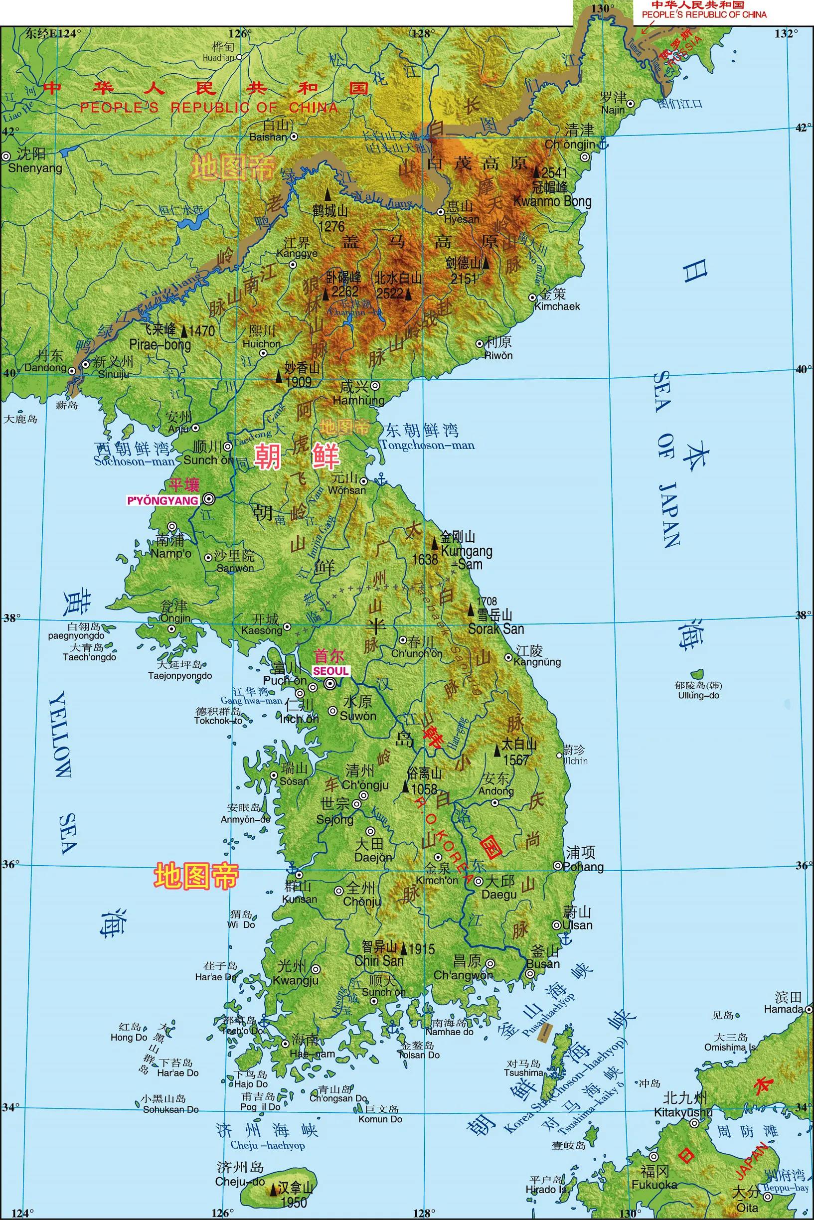 朝鲜和韩国是什么关系(朝鲜和韩国以前叫什么国家)