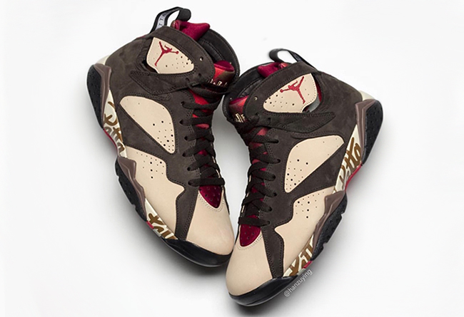 Patta x Air Jordan 7 已突破4万天价，丝绸黑脚趾AJ1想入手很难