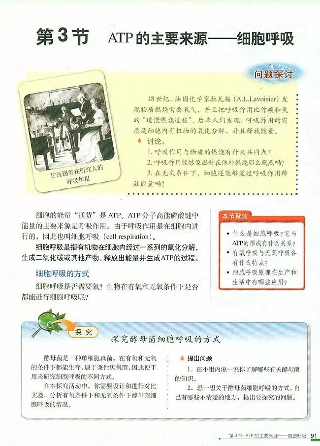 人教版高中生物（必修1）电子课本（高清版）