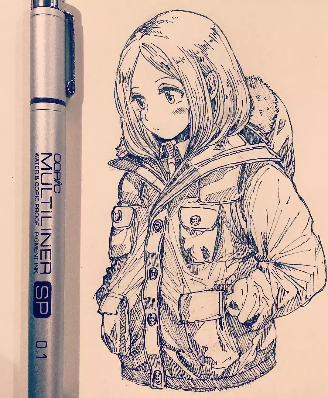 临摹完这组动漫插画,老师再也不用担心我画不好!