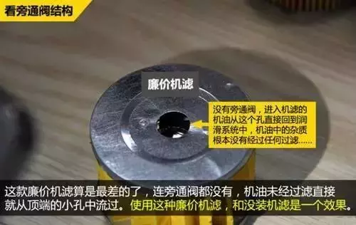 10块钱的机油滤芯和50块钱的有什么区别?拆开给你看