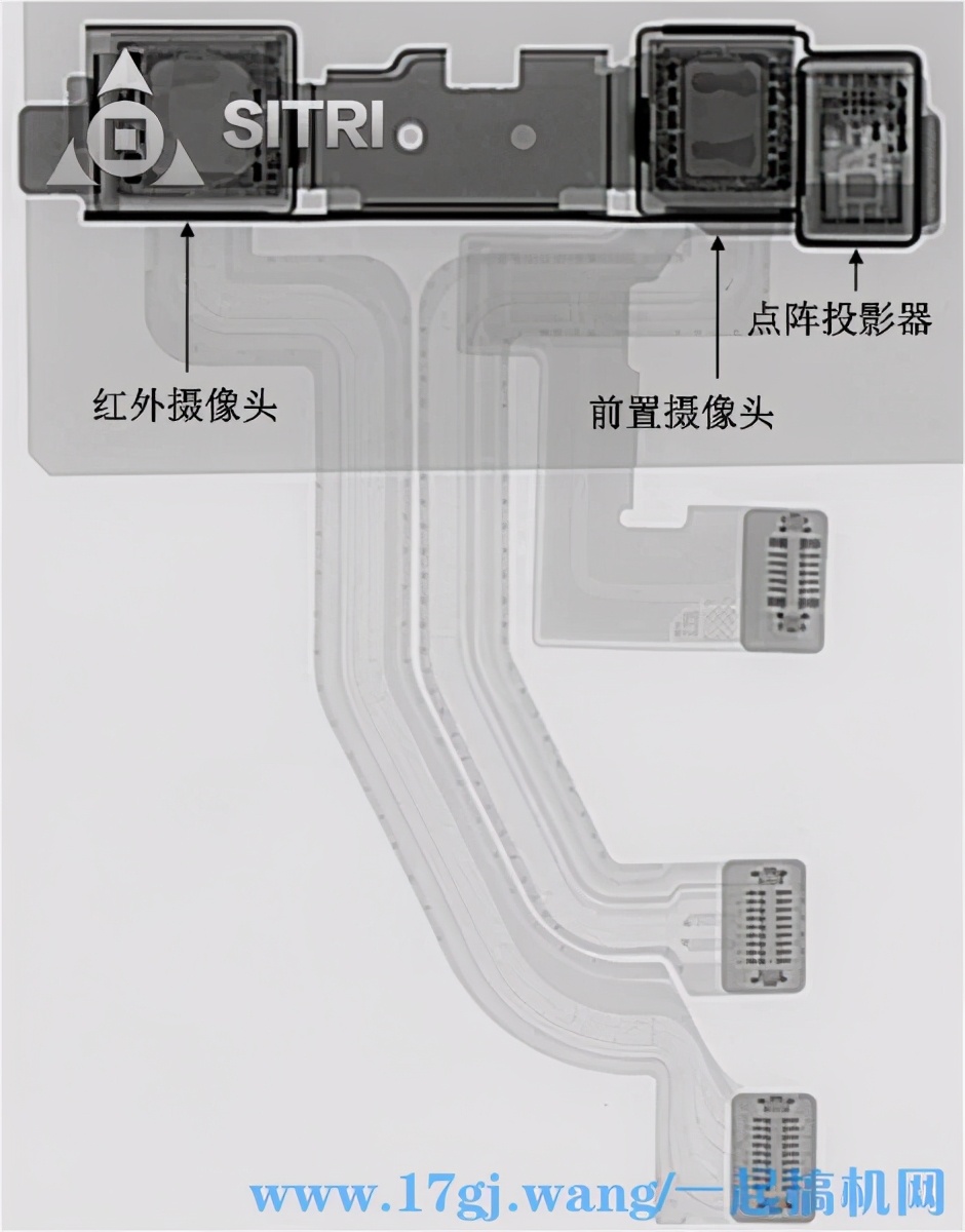苹果面部识别的组成元件