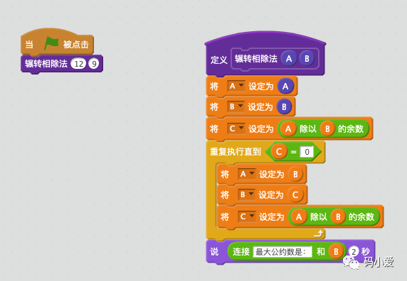 如何自动化求最大公约数
