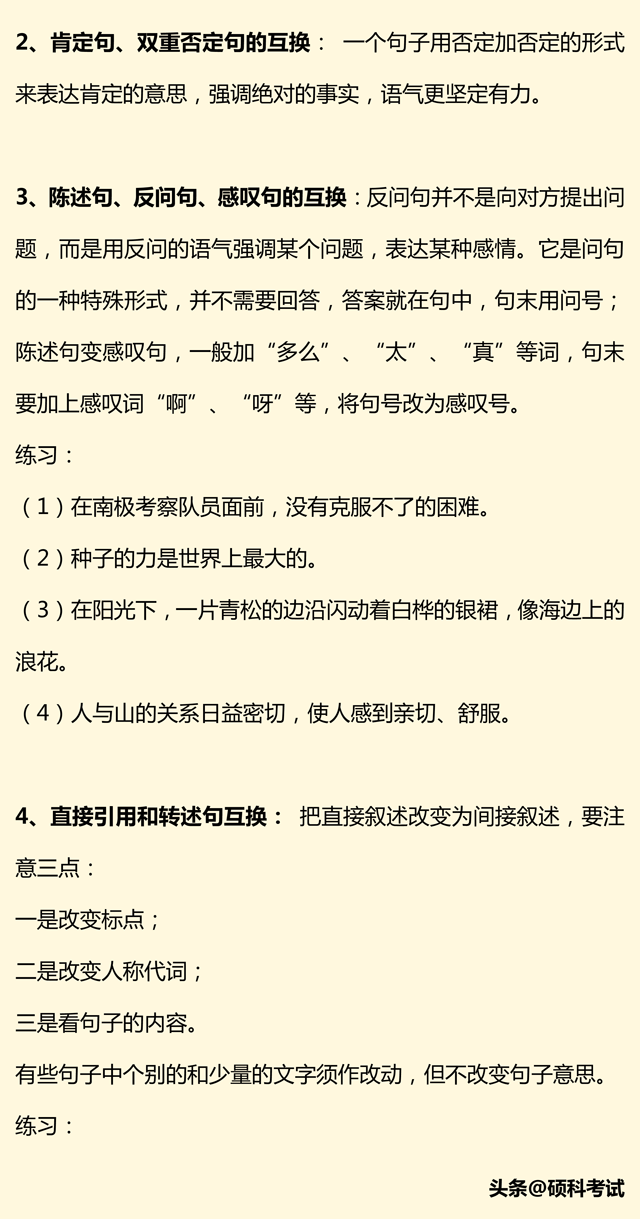 小升初语文总复习（拼音、成语句子、关联词、修辞、古诗、习作）