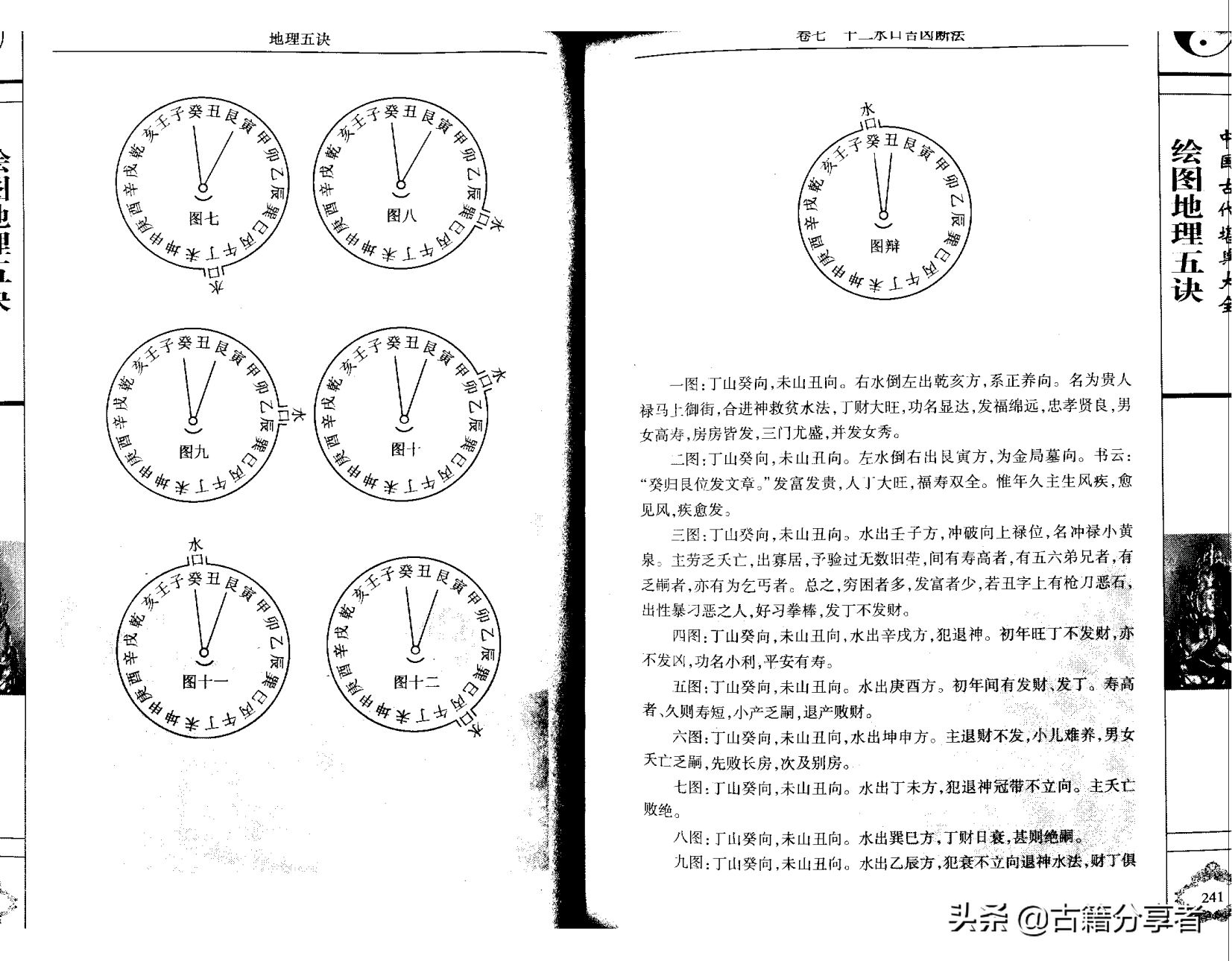 风水地理阴宅图解《地理五诀》3部份