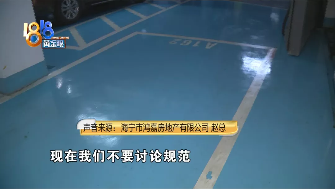 十里风荷“子母车位”，“海宁鸿嘉”不谈规范？