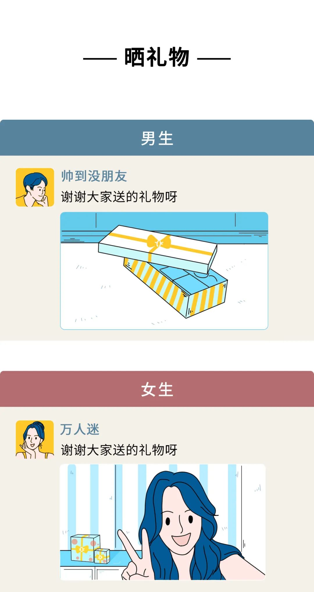 男生与女生的第一次有何不同？（漫画）