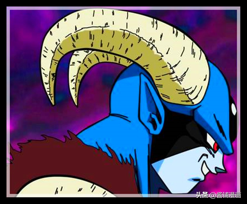 龙珠超漫画62话，贝吉塔被魔罗揪住后颈部，并被复制所有能力