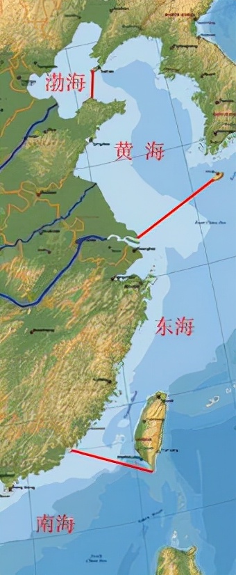 山东省海域地图图片