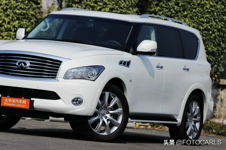 英菲尼迪QX80 5.6L V8实拍，最低售价113.8万，为啥干不过LX570？