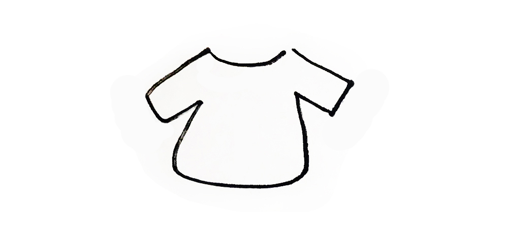 简单的画画图片大全(亲子简笔画衣服素材) - 赤虎壹号