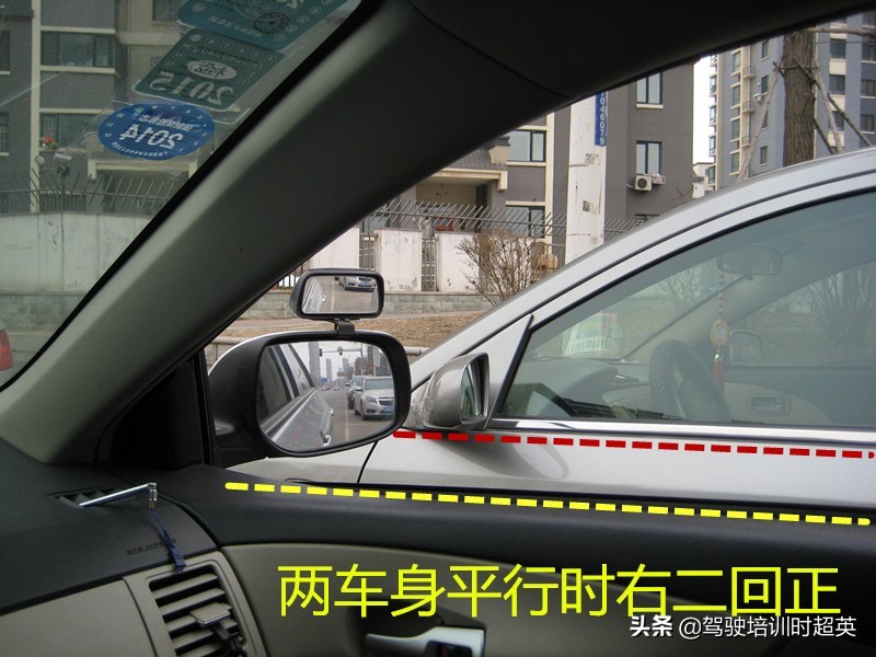 向道路右侧、侧方位泊车及出车位操作要领