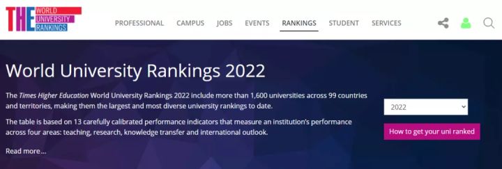 重磅 | 泰晤士2022世界大学排名发布：英国11所高校跻身top100