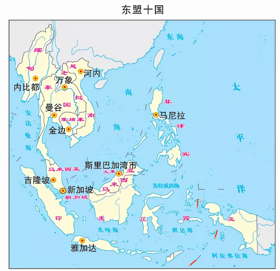 东南亚气候类型分布（东南亚组成与范围以及自然地理特征）