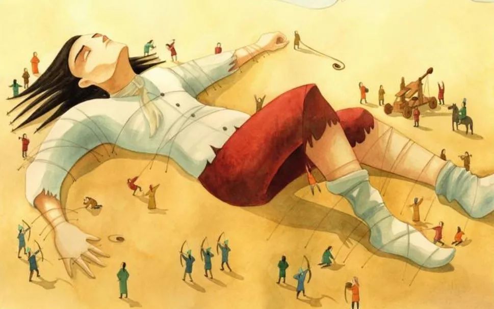 格列佛的第一站是小人国,那里的人大小只有格列佛的1/12,而且妙的是