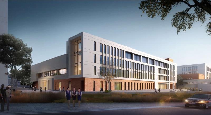 中国民航飞行学院天府校区首栋单体建筑封顶