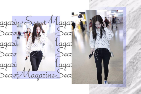 鞠婧祎的私服衣品真好，时尚造型减龄还显小，照着搭配“不翻车”