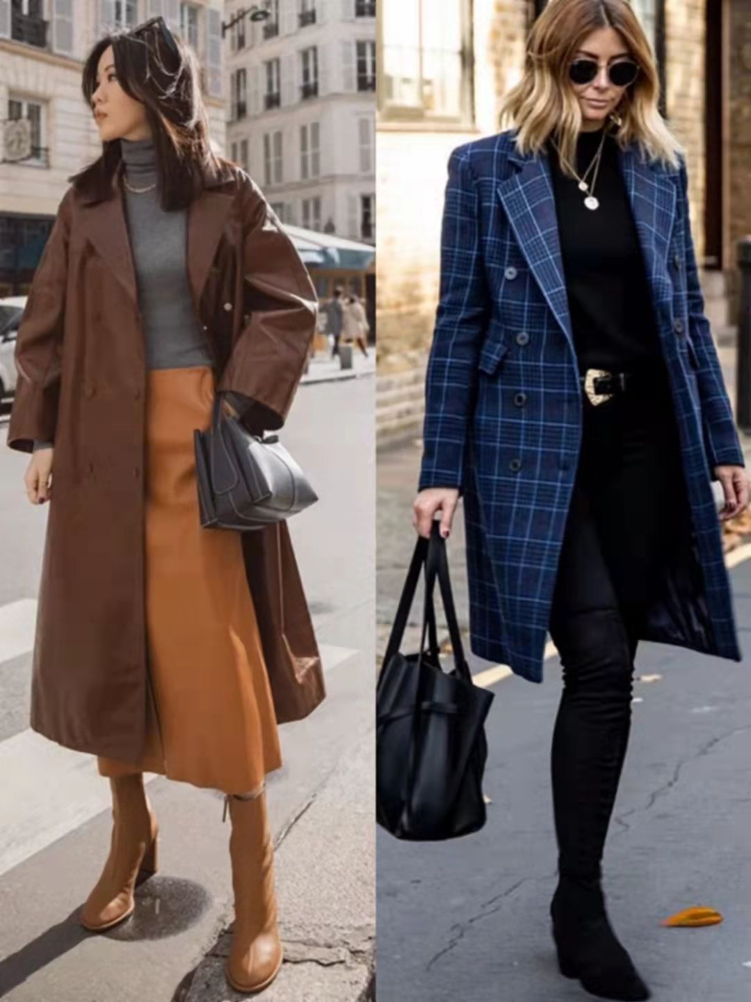 秋冬穿“大衣+短筒靴”，有温度又有风格，值得40、50岁女人借鉴