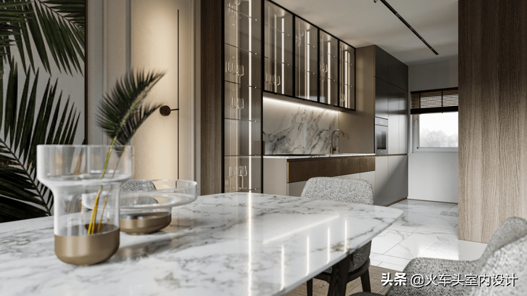 110㎡高级灰+黄铜，轻奢品味
