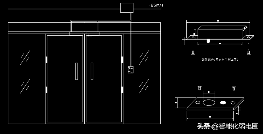门禁系统基础知识要点，门禁系统安装系统图、大样图，值得收藏