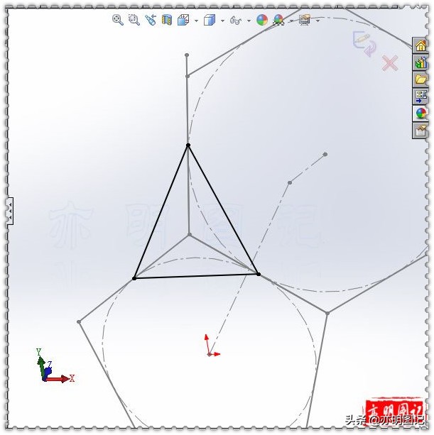 亦明图记：SolidWorks绘制五星足球，使用放样+移动复制完成