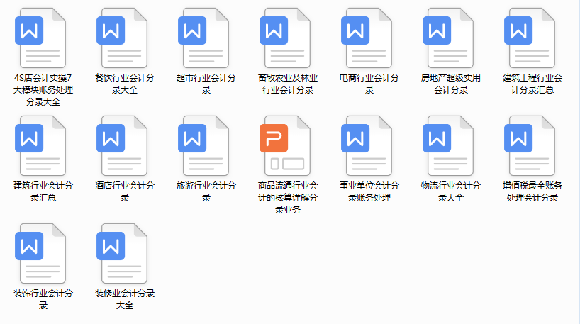 十年经验老会计总结的农业账务处理汇总！附：各行业的会计分录