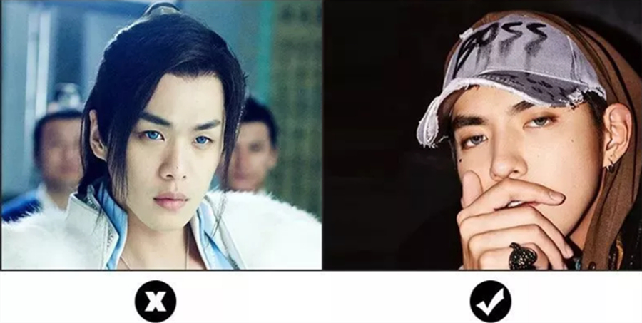 是说颜色越特别越与众不同而吴亦凡的棕色美瞳衬得人非常的有欧美风情