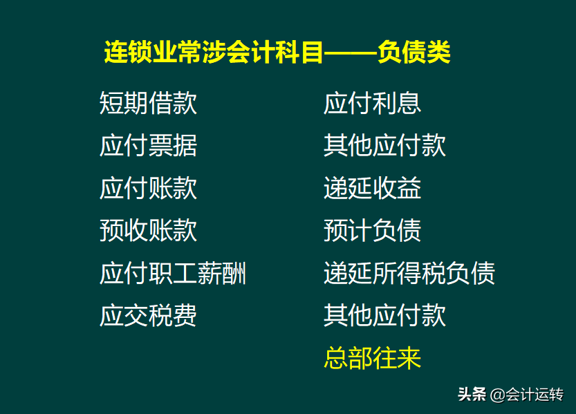 干货！超全的连锁企业会计核算真账实操，连锁业科目设置分录准则