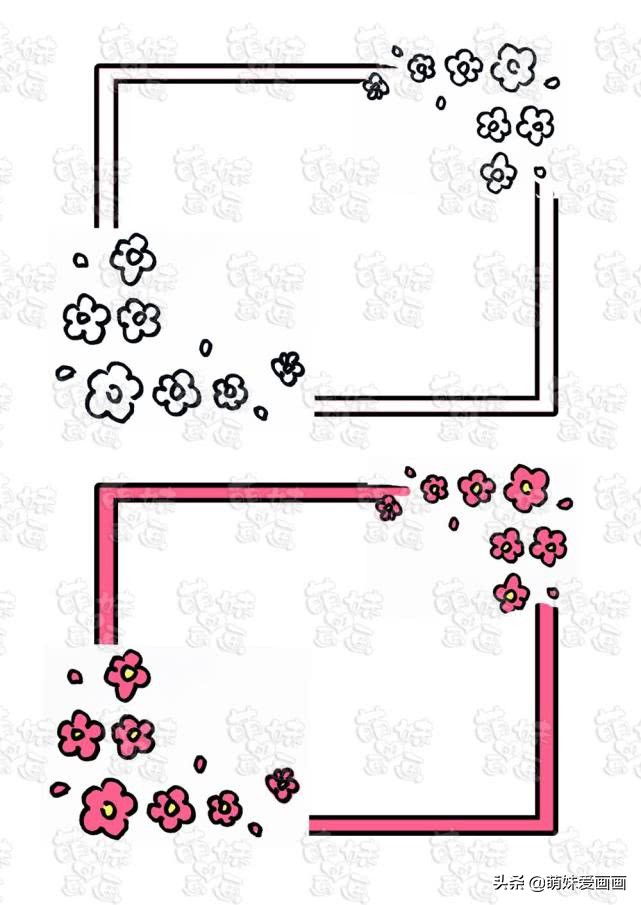 春节学画简笔画——春节手抄报标题、边框、装饰图案绘制技法大全