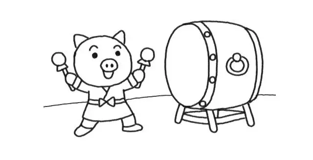 简笔画｜猪年就要画小猪，步骤超详细，一学就会，快为宝宝收藏！