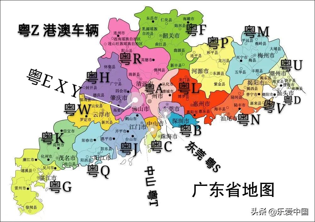 全国各省市车牌代码2020（内地31省，不包含港澳台三省）