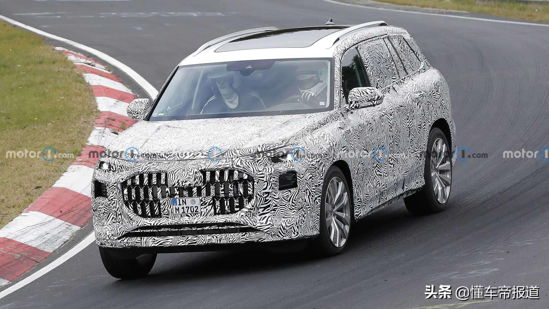 新车 | 更大、更豪华的奥迪新旗舰，竞争奔驰GLS！曝奥迪Q9赛道谍照