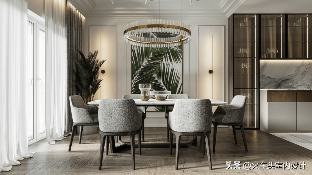 110㎡高级灰+黄铜，轻奢品味