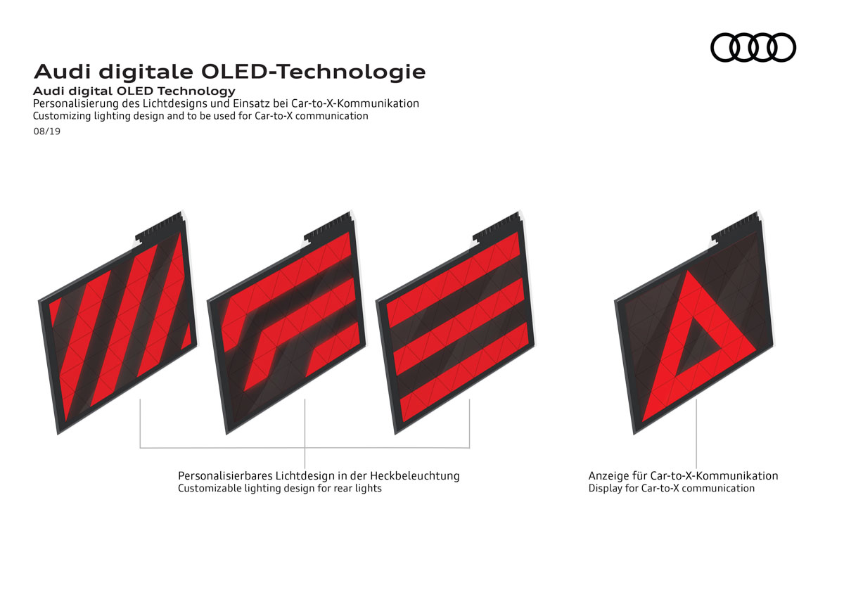 新款奥迪 Q5 采用OLED 尾灯可警示后方距离过近的车辆