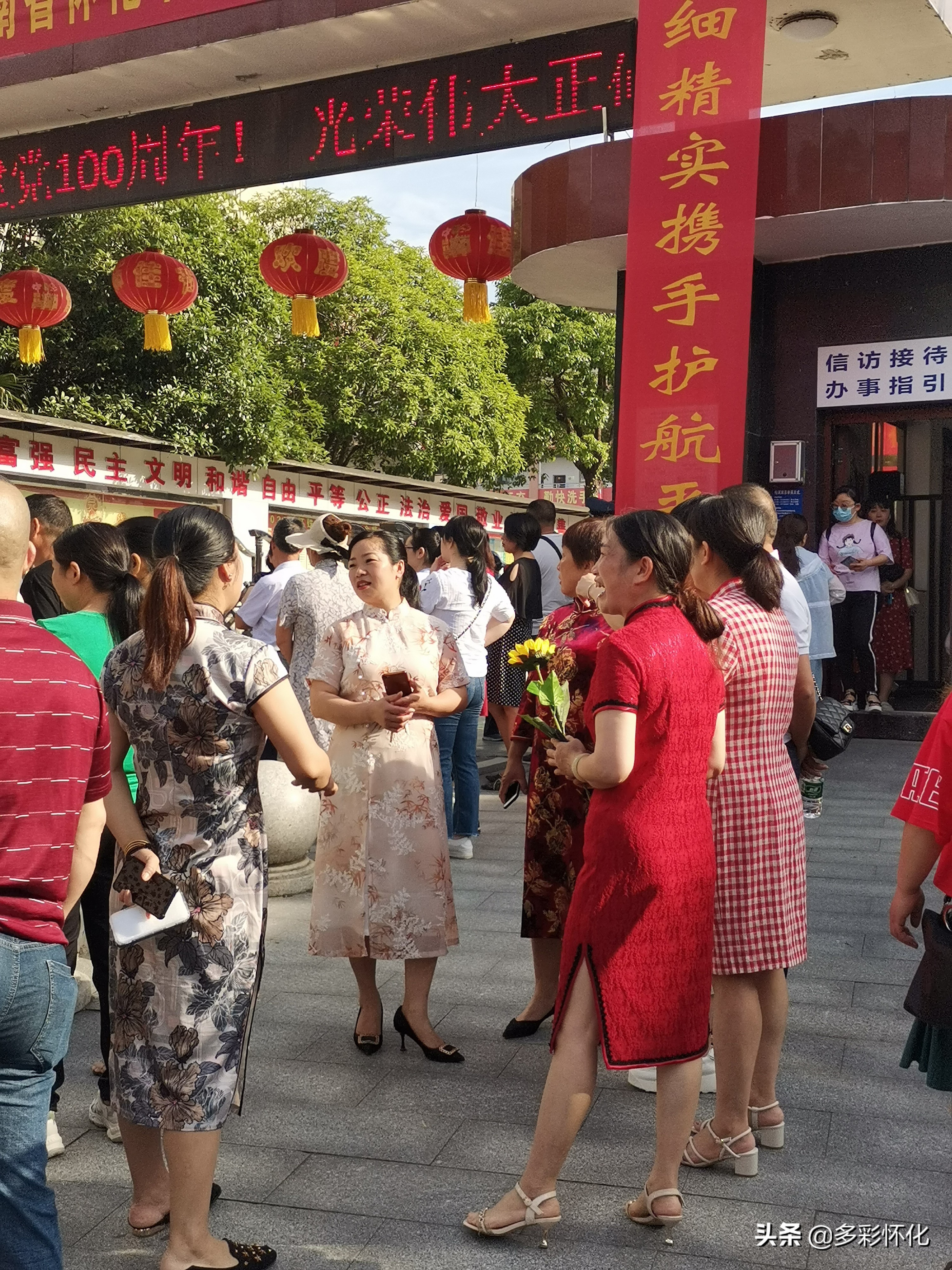 现场实拍：2021年高考怀铁一中考点