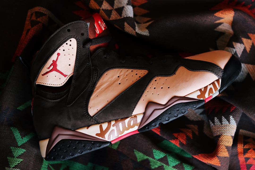 Patta x Air Jordan 7 已突破4万天价，丝绸黑脚趾AJ1想入手很难